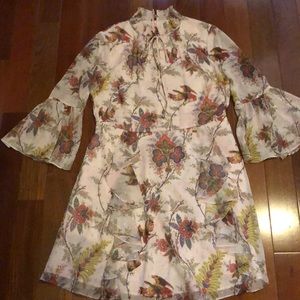 Ted Baker romantic pink floral dress